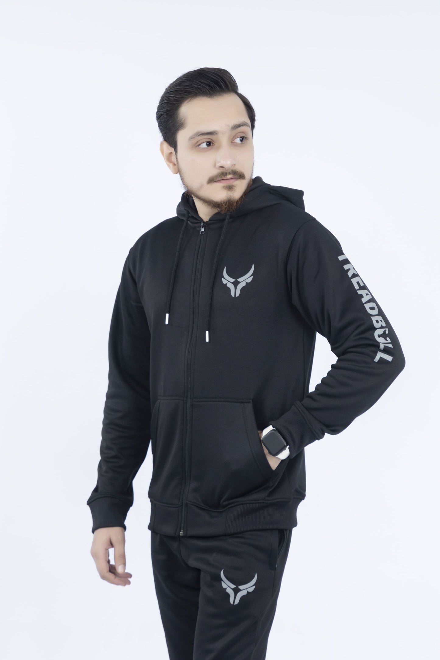 Premium Hype Tracksuit - Black