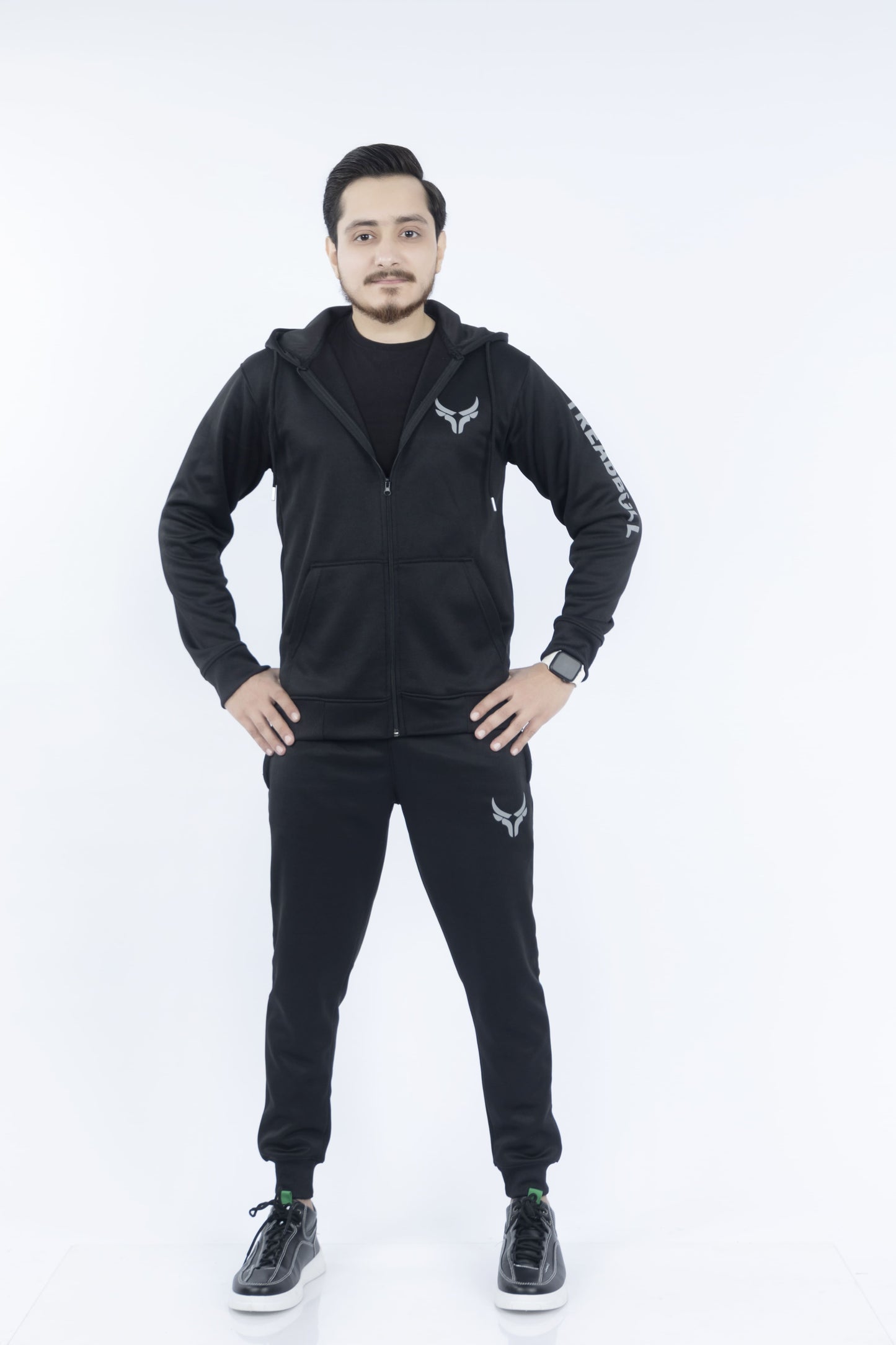 Premium Hype Tracksuit - Black