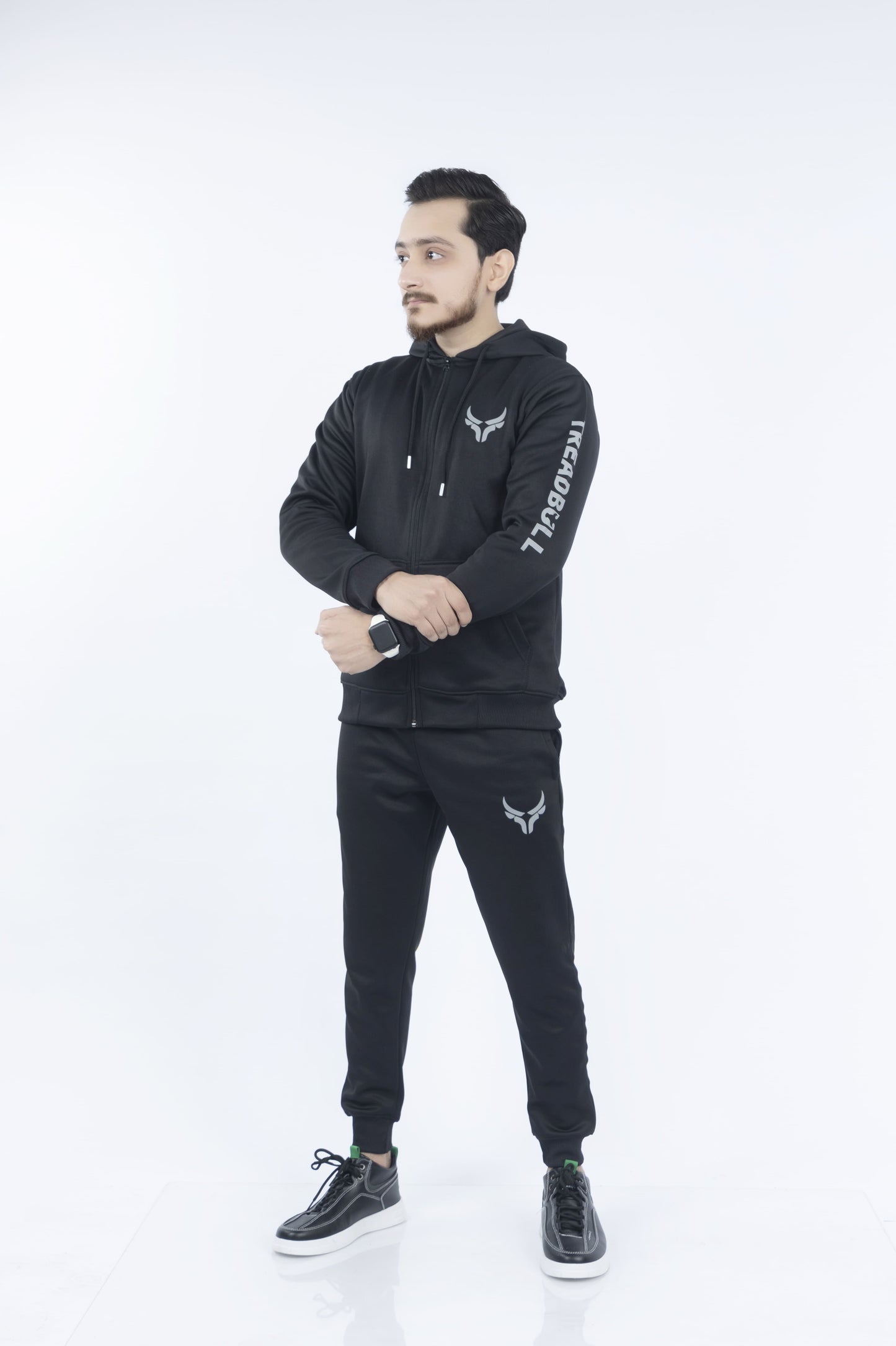 Premium Hype Tracksuit - Black